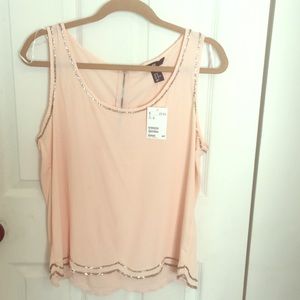 Sheer tank top